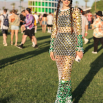 Kalifornia, Coachella Valley Music And Arts Festival – festivalový outfit s flitrami